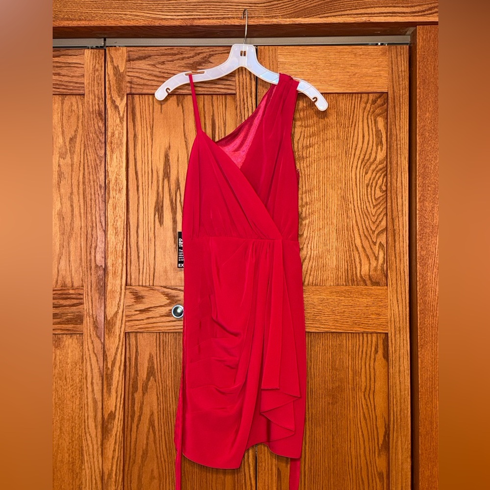 NWT - Express Asymmetrical Pink Dress